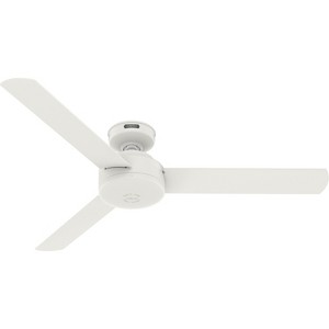 Hunter Fan 52" Presto Ceiling Fan and Wall Control Matte White - 1 of 4