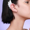 SOHI Women's Metallic Silver Party Cuff Earrings - 3 of 4