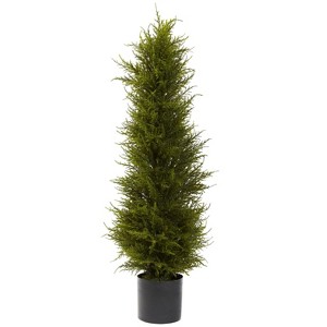 HomeStock  3.5 ft. Artificial Tree in Pot for Indoor/Outdoor - 1 of 4