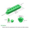 Unique Bargains Plastic Single Coil Switch Tip Pick-Up Covers Set - 3 of 4