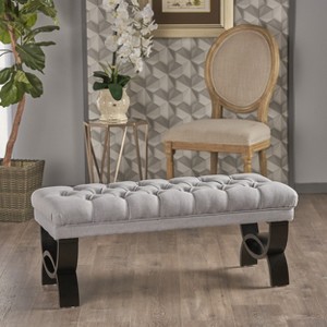 Scarlette Tufted Ottoman Bench - Christopher Knight Home - 1 of 4