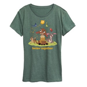 Women's - Disney - We Are Better Together Short Sleeve Graphic T-Shirt - 1 of 4