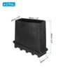 Unique Bargains Rubber Soft Anti-Slip Durable Herringbone Ladder Foot Mats - 2 of 3