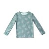 tiny knot co. Toddler Gender Neutral Buttery Soft Durable, Tagless Printed TENCEL Modal Pajama Set - 2 of 4
