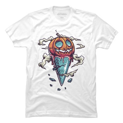 Men's Design By Humans ice cream halloween By onemoredesign T-Shirt