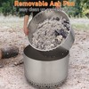 27 InchPortable Stainless Steel Smokeless Fire Pit with Stand - 4 of 4