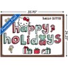 Trends International Hello Kitty: 17 Holiday - Happy Holidays Framed Wall Poster Prints - 3 of 4