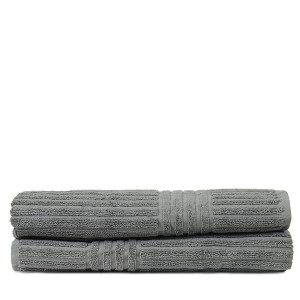 BC BARE COTTON Luxury Hotel & Spa Towel 100% Pure Turkish Cotton Ribbed Channel Pattern - Bath Towel (Bath Towel - Set of 2) - 1 of 4