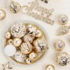 Christmas Ball Ornaments Set, 65 pcs Shatterproof Xmas Balls Decorative Hanging Ornaments Assorted Set for Xmas Tree Holiday Garland Decor - 2 of 4
