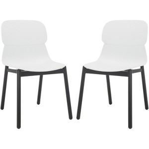 Abbie Molded Plastic Dining Chair (Set of 2) - SFV6900 - Safavieh Couture - 1 of 4