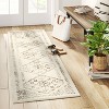 Washable Distressed Persian Accent Rug Cream - Threshold™ - image 2 of 4