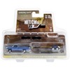 1981 Chevrolet C-20 Trailering Special Truck Blue with Black Stripes and Flatbed Trailer 1/64 Diecast Model Car by Greenlight - 3 of 3