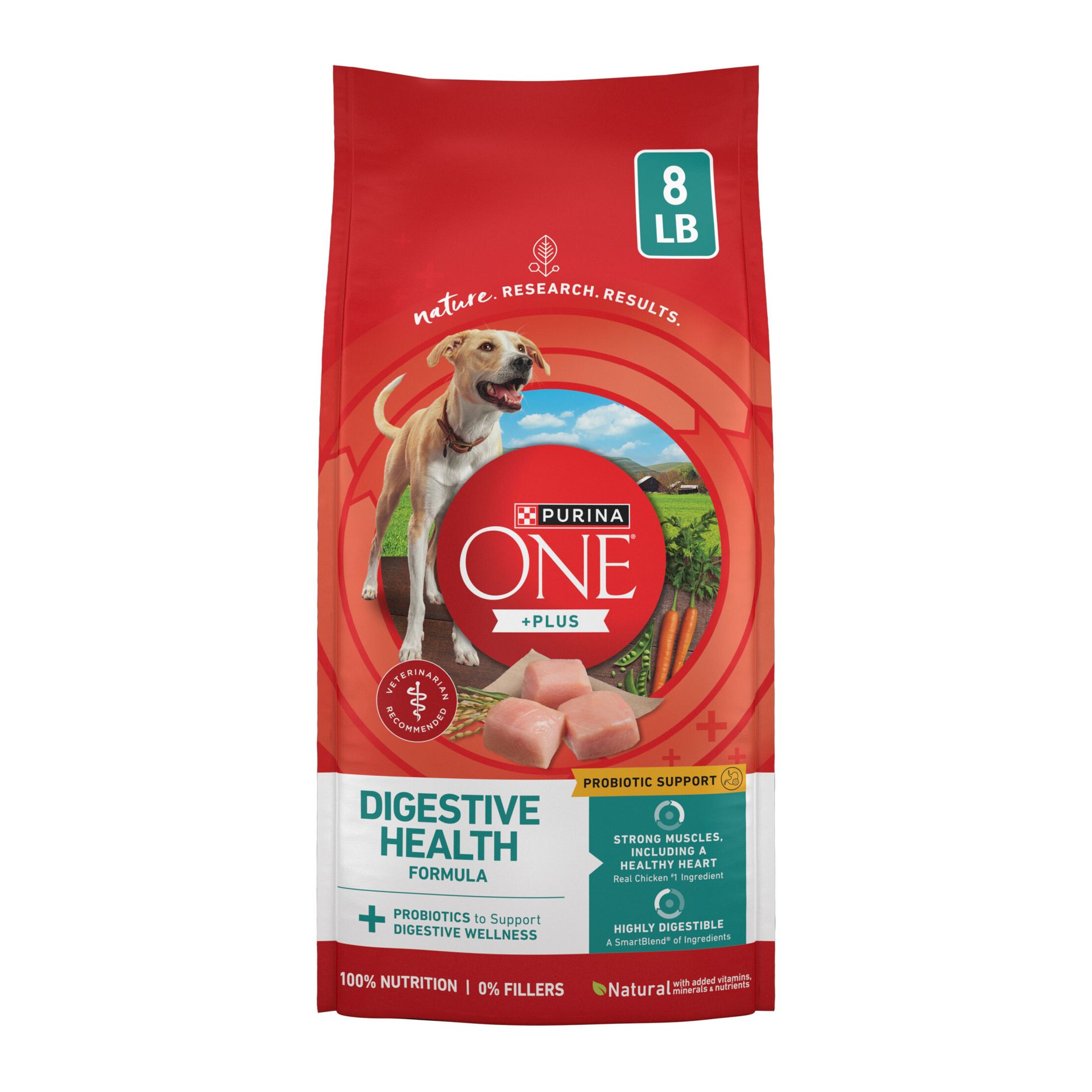 Purina ONE SmartBlend Natural Digestive & Probiotic Health Rice and Chicken Flavor Dry Dog Food