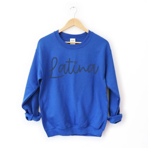 Embroidered Latina Cursive - Women's Graphic Sweatshirt - 1 of 4