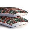 Deny Designs King Avenie Vintage Christmas Plaid Duvet Cover and Pillow Sham Red - 4 of 4