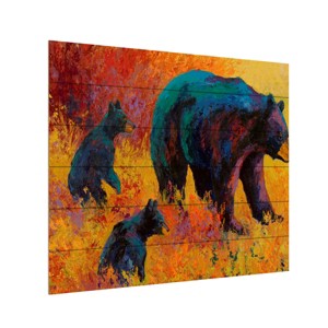 Trademark Fine Art - Marion Rose 'Double Trouble Black Bear' - 1 of 4