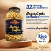 Stonehedge Farms Butter Toffee Flavored Popcorn - 32 oz Large Tub - Bulk Gourmet Deliciously Old Fashioned Popped Sweet Snacks - 2 of 4