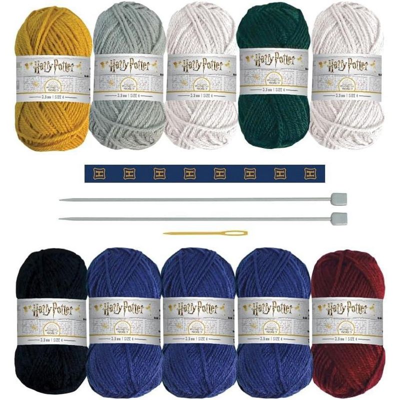 Eaglemoss Limited Eaglemoss Harry Potter Knit Craft Set Hogwarts Christmas Stocking Kit Brand New, 2 of 4
