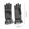 Unique Bargains Women's Rhinestone Lace Sunblock Mittens 1 Pair - 3 of 4
