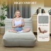 QingMoon Bean Bag Sofa, Lounge Reading Couch, Memory Foam Floor Chair, Comfy Reading Nook Chair for Bedroom, Living Room, Office - 4 of 4