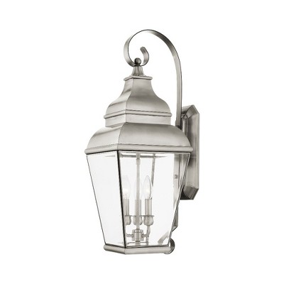 Livex Lighting Exeter 3 - Light Wall Light in  Brushed Nickel