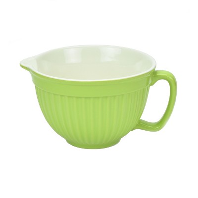 Omniware Citron Stoneware 2 Quart Batter Bowl