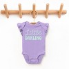 The Juniper Shop Little Darling Cursive Flutter Sleeve Bodysuit - 18M - Lavender - 2 of 4