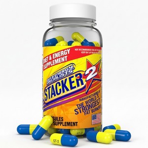 Stacker 2 Fat Burner Capsules, Ephedra Free, 100 Ct Bottle - 1 of 4