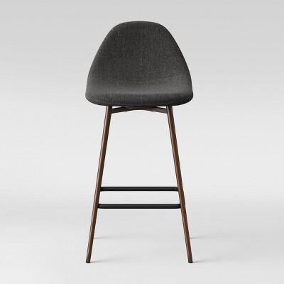 Copley Upholstered Counter Height Barstool Dark Gray - Project 62™