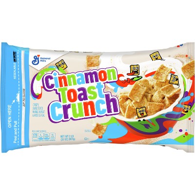 General Mills Cinnamon Toast Crunch Cereal Bag - 32oz