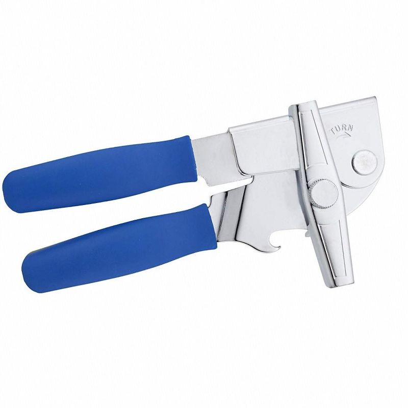 Swing-A-Way Portable Manual Can Opener With Cushioned Ergonomic Handles & Built In Bottle Opener, 3 of 7