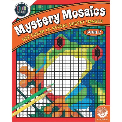 MindWare Color By Number Mystery Mosaics: Book 2 - Coloring Books