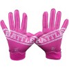 Battle Sports Doom 1.0 Youth Football Receiver Gloves - Pink - image 2 of 3