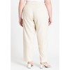 ELOQUII Women's Plus Size Pintuck Detail Linen Trouser - 4 of 4