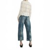 Women's Lace Bottom Pointelle Knit Cardigan - Aaron & Amber - 2 of 3