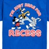 Boys' - Disney - I'm Just Here For Recess Short Sleeve Graphic T-Shirt - 2 of 4