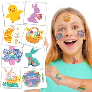 ArtCreativity Easter Temporary Tattoos for Kids (Pack of 144) - 1 of 4