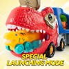 Dinosaur Truck Toys for Kids 2 3 4 5, Kids Boys Toys, Dinosaur Car Carrier Truck Toy 6 Dinosaur Figures Rubber Car Vehicles, Toddler Birthday Gifts - 3 of 4