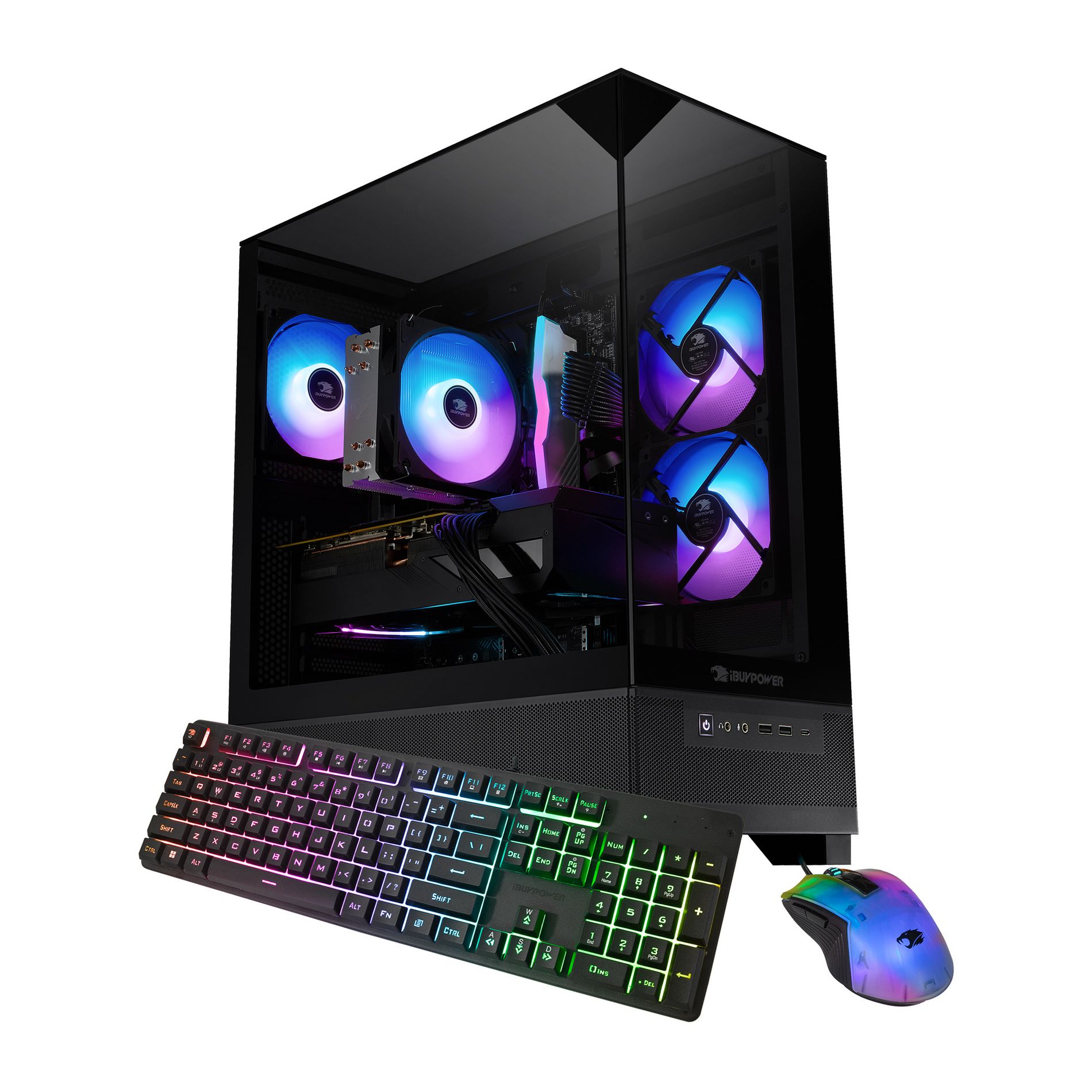 iBUYPOWER Element SE Gaming PC Desktop - AMD Ryzen 5 8400F, NVIDIA GeForce RTX 5060 8GB, 16GB DDR5 RGB RAM, 1TB NVMe SSD