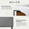 Mellow KERA Metal and Wood Platform Bed Frame with Angled Headboard - 3 of 4