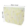 Unique Bargains Women Portable Floral Clutch Makeup Bag Green Purple 1 Pc - 3 of 3