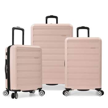  Travel Select Snow Creek Matte 3pc Hardside Spinner Luggage Set with USB Port