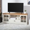 Trudy 1 Drawer 3 Shelf Media Stand - MED9608 - White Washed/Oak - Safavieh - 2 of 4