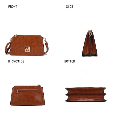 MKF Collection Domitila Vegan Leather Women’s Shoulder Bag by Mia K - Yellow — фото 6