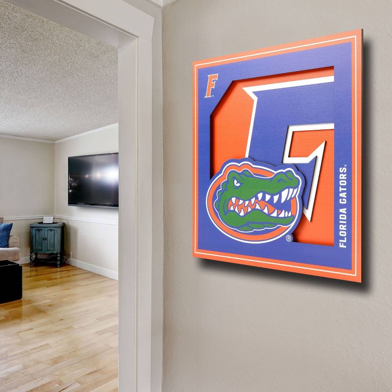 NCAA Florida Gators 3D Logo Series Wall Art - 12&#34;x12&#34;, 3 of 5