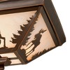 Vaxcel Yellowstone 3 - Light Flush Mount in  Burnished Bronze - 2 of 4