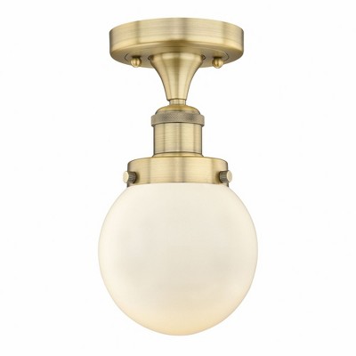 Beacon - 1 Light Semi-Flush Mount In Industrial Style-8.25 Inches Tall and 6.5 Inches Wide