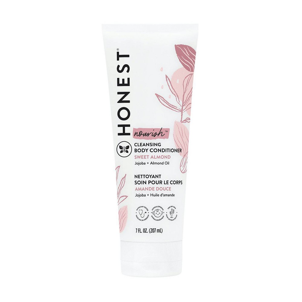 Photos - Shower Gel The Honest Company Nourish Cleansing Body Conditioner - Sweet Almond - 7 f