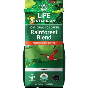 Life Extension Rainforest Blend Ground Coffee  -  12 oz Bag - 1 of 2
