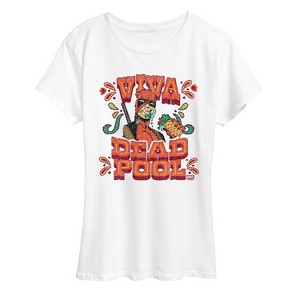 Women's - Marvel - Viva Deadpool Short Sleeve Graphic T-Shirt - 1 of 4